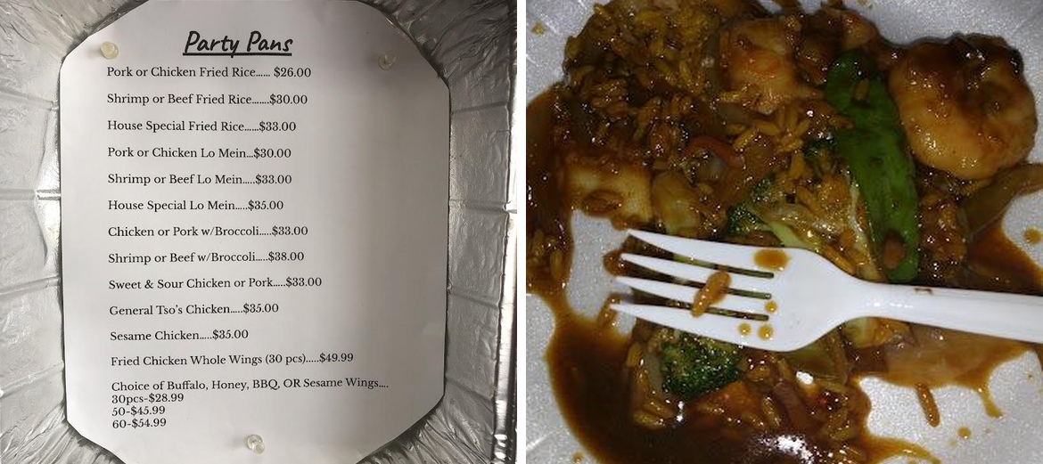 Number 1 Wok Menu