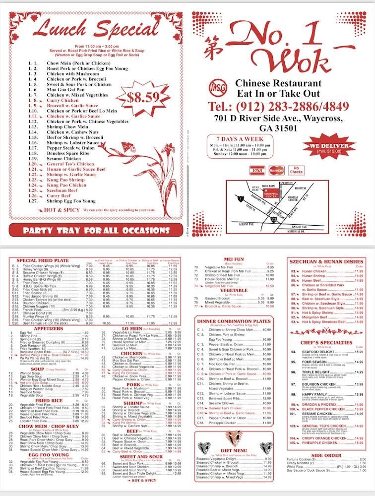 Number 1 Wok Menu image 1